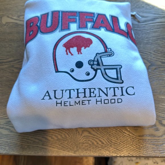 Buffalo Bills Authentic Helmet Hood - Pullover Hoodie - Picture 14 of 16